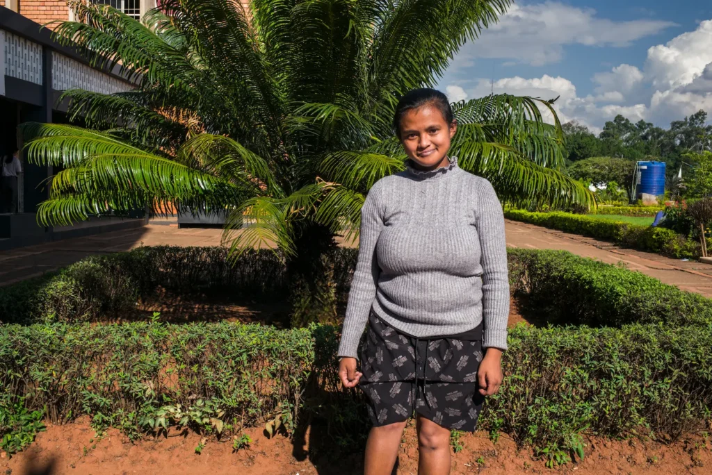 Prisca, 26 ans, étudiante en sociologie et vice-présidente de l’AEHUTE, à l’Université d’Antananarivo